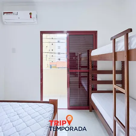 Apartamento espaçoso com ar condicionado e Wi-fi, a 100 metros da praia - Edifício Estoril-3